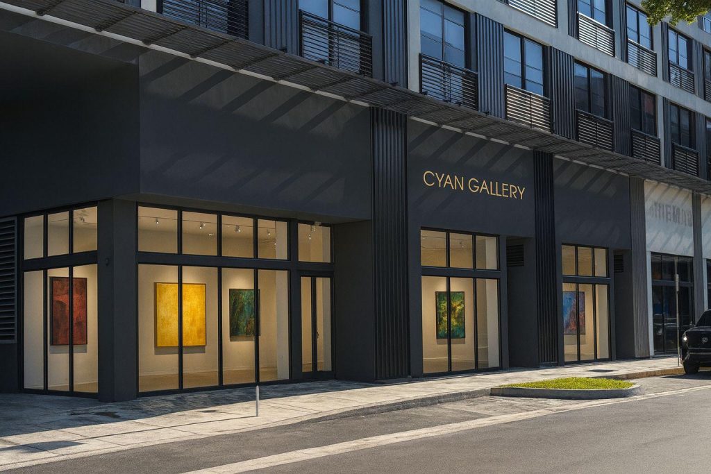 cyan art gallery in Miami