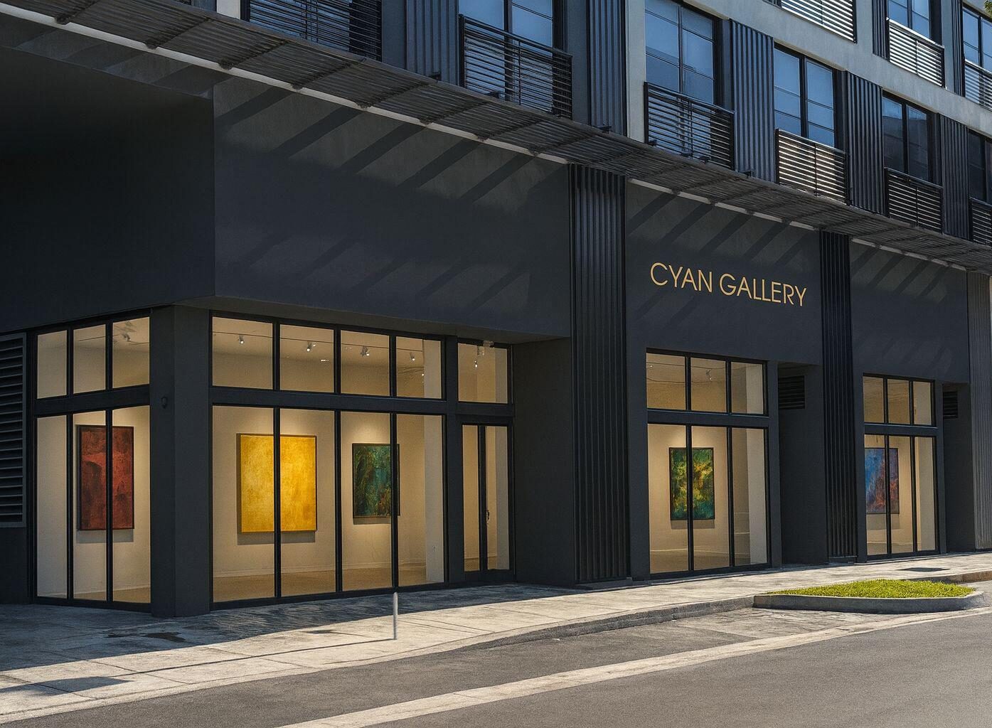 cyan art gallery in Miami